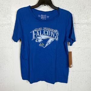 Airforce Falcons Blue short sleeve t-shirt large